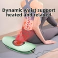 thumbnail image 2 of Back Therapy - Electric Heated Lumbar Massager for Waist Back Pain, 26° Oscillating Lumbar Traction Massager, Heating, Vibrating and Adjustable Back Stretcher (Green), 2 of 9
