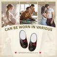 thumbnail image 7 of KLL Majestic Red Dragon Pattern Adult Unisex Cozy Slippers,Fuzzy Slip-on Slippers TPR Sole Slippers Comfort Plush Home Footwear for Indoor & Outdoor-8, 7 of 7