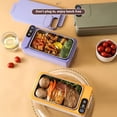 thumbnail image 2 of Wosthever Fiambrera con calefacción USB, interfaz de control táctil intuitiva para ajustes y sincronización rápidos de las comidas Utensilios de cocina Como se muestra, 2 of 6