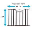 thumbnail image 3 of Safety 1st Décor Easy Install Tall & Wide Baby And Pet Gate With Pressure Mount Fastening, 3 of 5