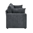 thumbnail image 5 of 71" Modern Fabric Small Loveseat Couch, 2 Seater Sofa with Deep Cushions, Comfortable Loveseat with Removable Pillows for apartment space, Blue Gray, 5 of 9