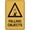 Warning Sign 5, variant on Caution Fan Overhead Aluminum Sign 12 x 8 Inches - UV Ink Printed, Durable for House, Business, Indoor Outdoor Workshop, Factory, Gym, Warns of Overhead Fan Hazard