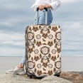 thumbnail image 7 of Gukieu Retro Dreamcatcher Print Suitcase Protective Cover, Elastic Zipper Buckle Suitcase Protective Cover, Suitable for Travel, Business Trip-X-Large, 7 of 7