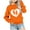 Orange, variant on Sweaters For Kids Children's Shirt Long Sleeved Pattern T-Shirt Printed Round Neck Short Tops Suitable for Boys and Girls Aged 1-12 T-Shirts Baby Girl Sweaters Orange 5T