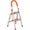 2 Step (Standard Step), variant on Step Ladder 5 Step Lightweight Folding Step Ladder Aluminum Step Stool with Widened Anti-Slip Strip Pedal Convenient Handgrip 350lbs EN131, Multi-use for Household and Office
