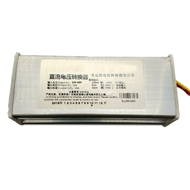 BTOER Compact and Efficient Design 180W Power 15A Output Current for Electric Vehicles with DC Converter Adapter Transformer