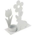 thumbnail image 4 of Candelabro de conejito de Pascua, candelabro de conejo, candelabro de hojalata, 4 of 5