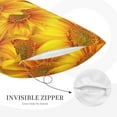 thumbnail image 5 of Daiia 3D Sunflowers Bedding Waterproof Pillow Protector Zippered Queen – Bed Bug Proof Pillow Encasement-16"x24", 5 of 9
