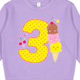 thumbnail image 3 of Inktastic Ice Cream Third Birthday Pink Toddler Sweatshirt, 3 of 4