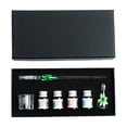 thumbnail image 1 of Btomtd Flower Glass Pen Set Include Multiple 20ml Ink Bottles Pen Rack Brush Washing Cup With Crystal Glass Ideal Gift For Birthday Festival, 1 of 7