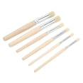 thumbnail image 4 of Stencil Brush Set, 6PCS Easy Grip Ergonomic  Highly  Stencil Paint Brushes   for Lettering for Artist for Art for Drawing, 4 of 7
