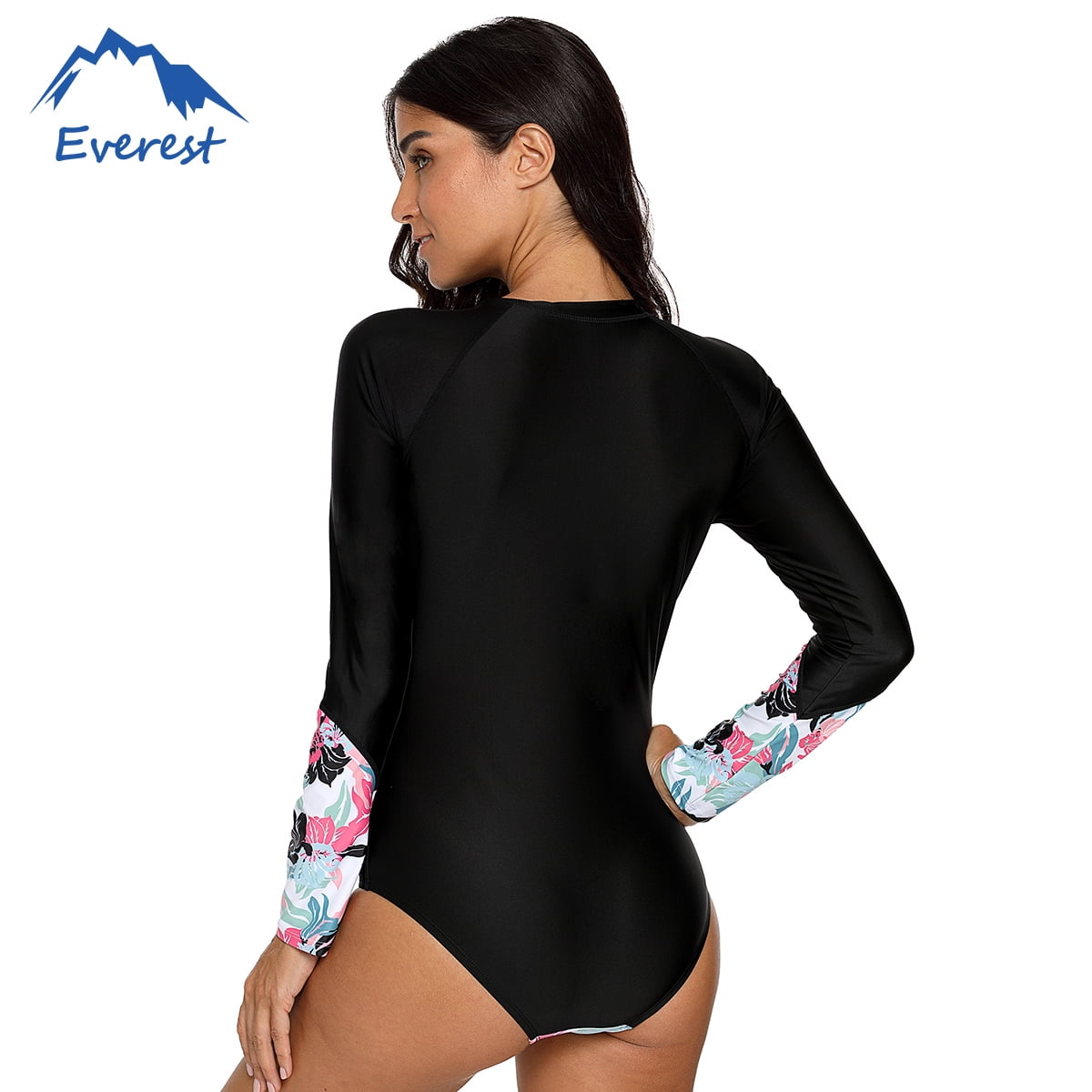 long sleeve black bathing suit