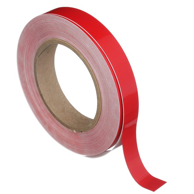 Seachoice Cinta autoadhesiva para rayas de barcos, vinilo de 3 mil, 1/2 pulgada x 50 pies Rojo
