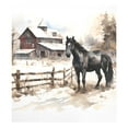 thumbnail image 6 of Horse Farmhouse Magnetic Dishwasher Cover Magnet Refrigerator Dishwasher Sticker Home Decorative Art Kitchen Panel Decal 23x26 Inch, 6 of 6