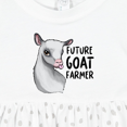 thumbnail image 4 of Inktastic Future Goat Farmer Girls Baby Dress, 4 of 5