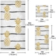 thumbnail image 3 of Pineapple Towel Set Bathroom Sets Highly Absorbent Comfortable Washcloth Hand Towel and Bath Towels,3 Piece Decor Gift, 3 of 7