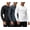 Black/Charcoal/White, variant on 3 Pack Men's Athletic Long Sleeve Compression Shirts (Medium, White/White/White)