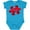 Turquoise, variant on Inktastic Autism Awareness Be Kind Red Puzzle Piece Boys or Girls Baby Bodysuit