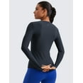 thumbnail image 2 of CRZ YOGA Womens Cloudweight Long Sleeve Workout Tops Lightweight Athletic Basic T-shirts, 2 of 4