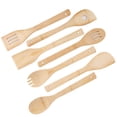 thumbnail image 4 of Opvise Cooking Spatula Non-Stick Long Handle Bamboo Cooking Shovel with Hanging Hole Design for Home Kitchen C, 4 of 8