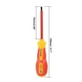 thumbnail image 3 of 3mmx75mm Shaft 3mm Magnetic Tip Rubber Coated Grip Slotted Flat Head Screwdriver, 3 of 4