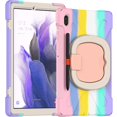 thumbnail image 1 of Funda protectora de color para Samsung Tab S7 Fe de 12,4 pulgadas con soporte para bolígrafo, anillo ajustable grande y protección contra golpes., 1 of 5
