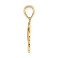 thumbnail image 2 of Auriga 14k Yellow Gold KEY WEST Dolphin Charm for Women (Length - 21.8 mm, Width - 18 mm), 2 of 5