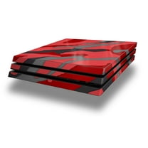 WraptorSkinz PS4 Pro Skin Wrap Camouflage Red - Decal Style Skin fits Sony PlayStation 4 Pro Console