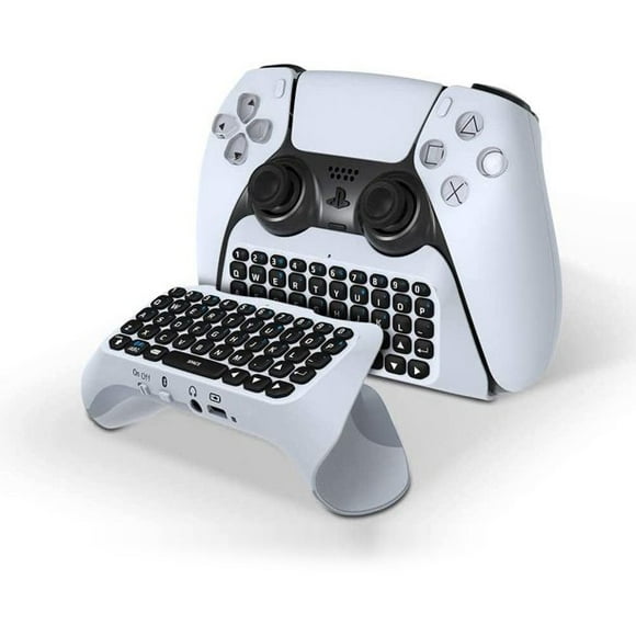 PS5 Controller Keyboard Wireless Bluetooth Keypad Gamepad Chatpad Recharge