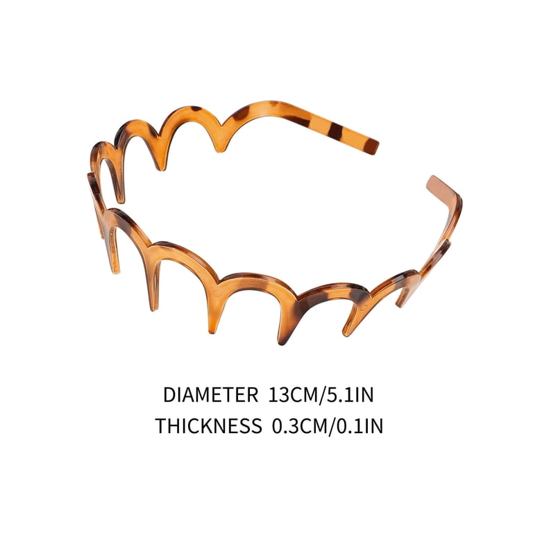 Korean Style Reversible U-Shape Hair Headband for Women Non-Slip Hair Accessory U Shape Hair Comb Headband,Reversible Korean Style Hair  main image 4