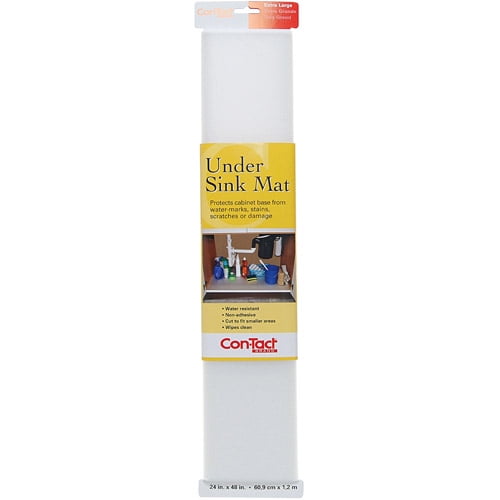 ConTact Liner Under Sink Mat, 24" x 4' Roll, Clear