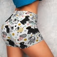 thumbnail image 4 of Naloa Funny Puppy Biker Shorts for Women Seamless Scrunch Short Women’s Yoga Shorts for Gym Running Sport Shorts - Large, 4 of 9