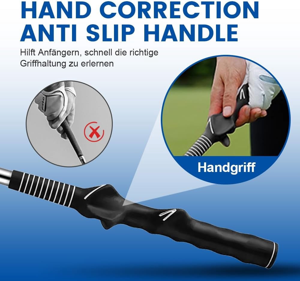 Telescopic Club, 2025 New Retractable Golf Swing Training Aid Golf Grip Trainer, Upgrade Golf Training Aid Indoor and Outdoor Golf Equipment for Beginners and Professionals
