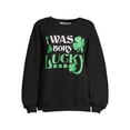 thumbnail image 5 of Born Lucky Juniors Long Sleeve Graphic Sweatshirt, 5 of 5