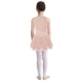 thumbnail image 2 of renvena Kid Girls Figure Ice Skating Dress Rhinestones Leotard Ballet Tutu Skirts Dancewear Size 6-16 Pink 8, 2 of 7