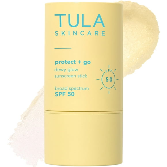 Protector solar en barra TULA Skin Care Protect + Go Dewy Glow SPF 50