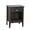 Black, variant on Pemberly Row White Solid Wood Single Drawer End Table/Nightstand with Cubby