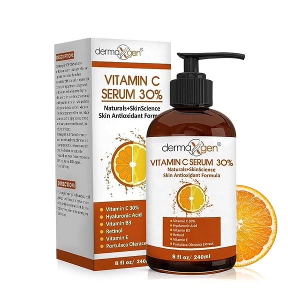 Dermaxgen Vitamin C Face Serum, 8 Fl Oz