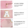 thumbnail image 5 of YOOLIFE Bolsa de maquillaje transparente con inicial para regalos del día de San Valentín, bolsa de maquillaje, bolsa de aseo de viaje, bolsa de cosméticos de muy buen gusto, organizador de artículos, 5 of 5
