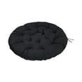 thumbnail image 3 of colaxi Hanging Egg Chair Cushion Padded Seat Cushion Patio Chair Pad Lightweight Thickened Floor Pillow for Outdoor Patio Meditation Black, 3 of 9