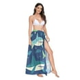 thumbnail image 2 of FORMRS Womens Beach Sarong Semi-Sheer Bikini Wrap Skirt Swimsuit Cover-ups, Sharks Pattern, 2 of 7