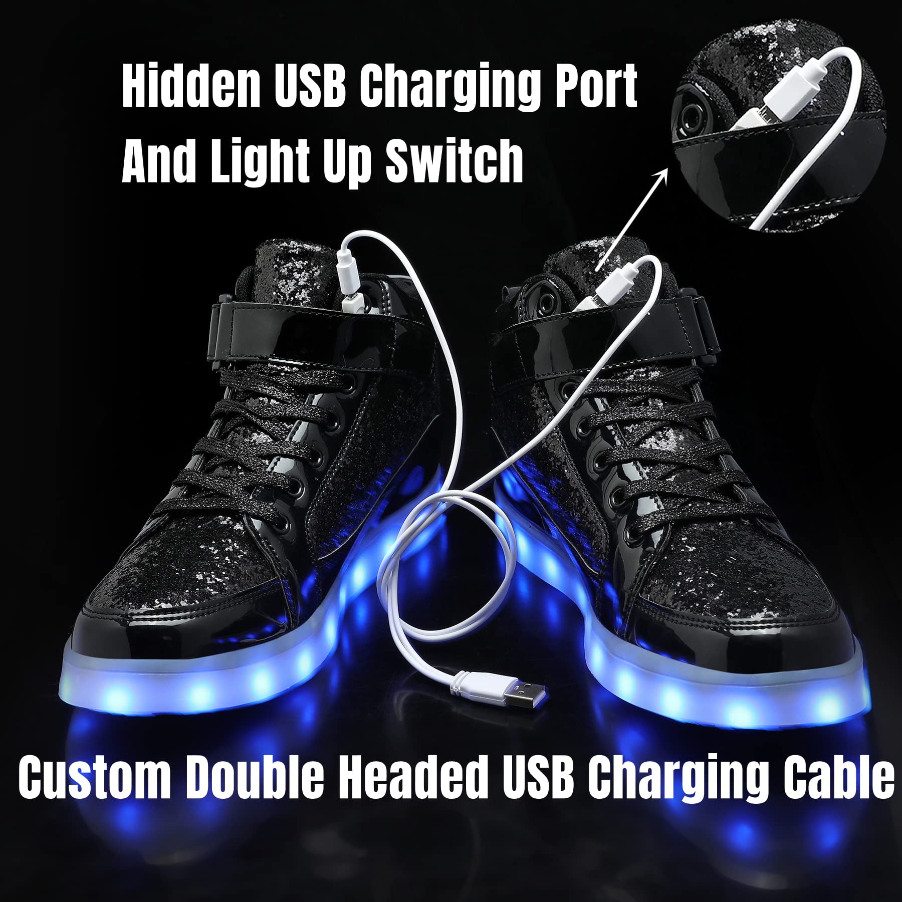 light up high tops