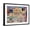 Black Frame, variant on Art.com GARDEN IN St. Germain, EUROPEAN QUARTER NEAR Tunis, by Paul Klee, 1914, Swiss Watercolor Painting. Art Print, 16" x 12"