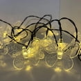 thumbnail image 3 of Huiyi LED Butterfly String Lights, 12m 100LEDOutdoor Solar Powered String Light Waterproof 8 Mode Indoor for Lighting for Lawn Patio Wedding Party Decor, 3 of 8