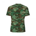 thumbnail image 6 of T Shirt For Men Army Camouflage Green Camo Print Popular Sportswear Short Sleeve Fast Dry Tshirt Sum, 6 of 7