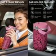 thumbnail image 5 of 30oz Handheld Travel Tumbler with Handle – Double Wall Stainless Steel Insulated Cup, Flip Straw Lid, Leak-Proof & BPA-Free for Hot and Cold Drinks – Durable Coffee & Juice Mug Pink, 5 of 7