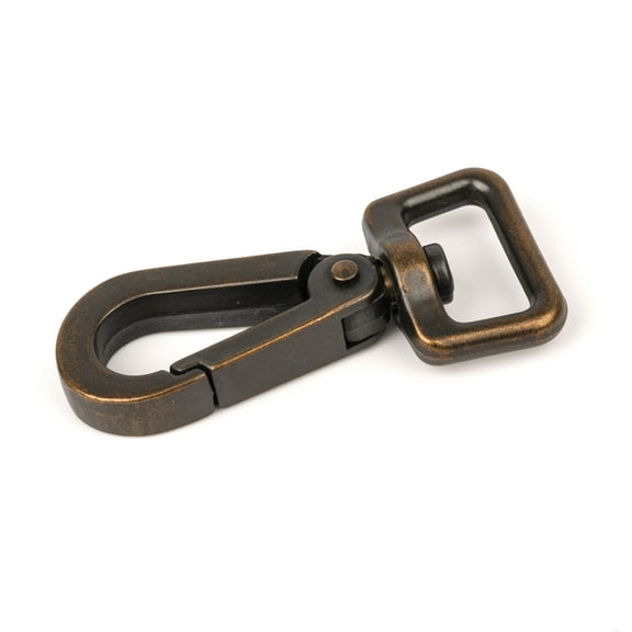 Country Brook Design® 3/4 Inch Aged Bronze Designer Purse Lobster Clasp Swivel Snap Hook, 50 Pack