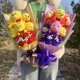 thumbnail image 2 of Ramo de flores de peluche con dibujos animados de Disney Winnie the Pool Eeyore en caja de regalo para decoración del hogar, regalos de San Valentín y Navidad, 2 of 5