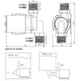 thumbnail image 3 of GUOOL Black Mini DC 24V 900L/H Quiet Brushless Motor Water Circulating Pump 8, 3 of 8