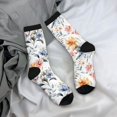 thumbnail image 5 of KLL Lilies Flowers Print Cool Socks Men's Women's Crew Socks Funny Crazy Novelty Stockings, 5 of 6